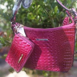 Bag and wallet set.. plum